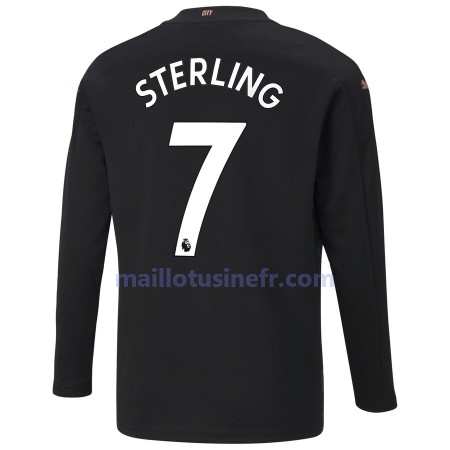 Maillot de Foot Manchester City Raheem Sterling 7 Extérieur 2020-21 Manches Longues Maillot de Foot Manchester City Raheem Sterling 7 Extérieur 2020-21 Manches Longues